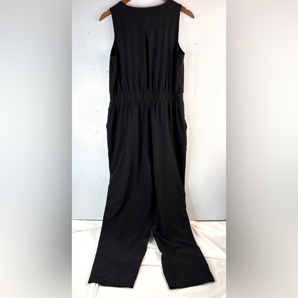 Apt. 9 S Sleeveless Dressy Casual V-Neck Jumpsuit in Black - Picture 2 of 10
